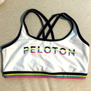 WITH Strappy Peloton Multicolored Sports Bra